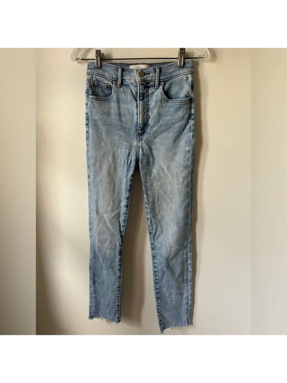 Denim Forum The High Rise Skinny Cropped Jeans